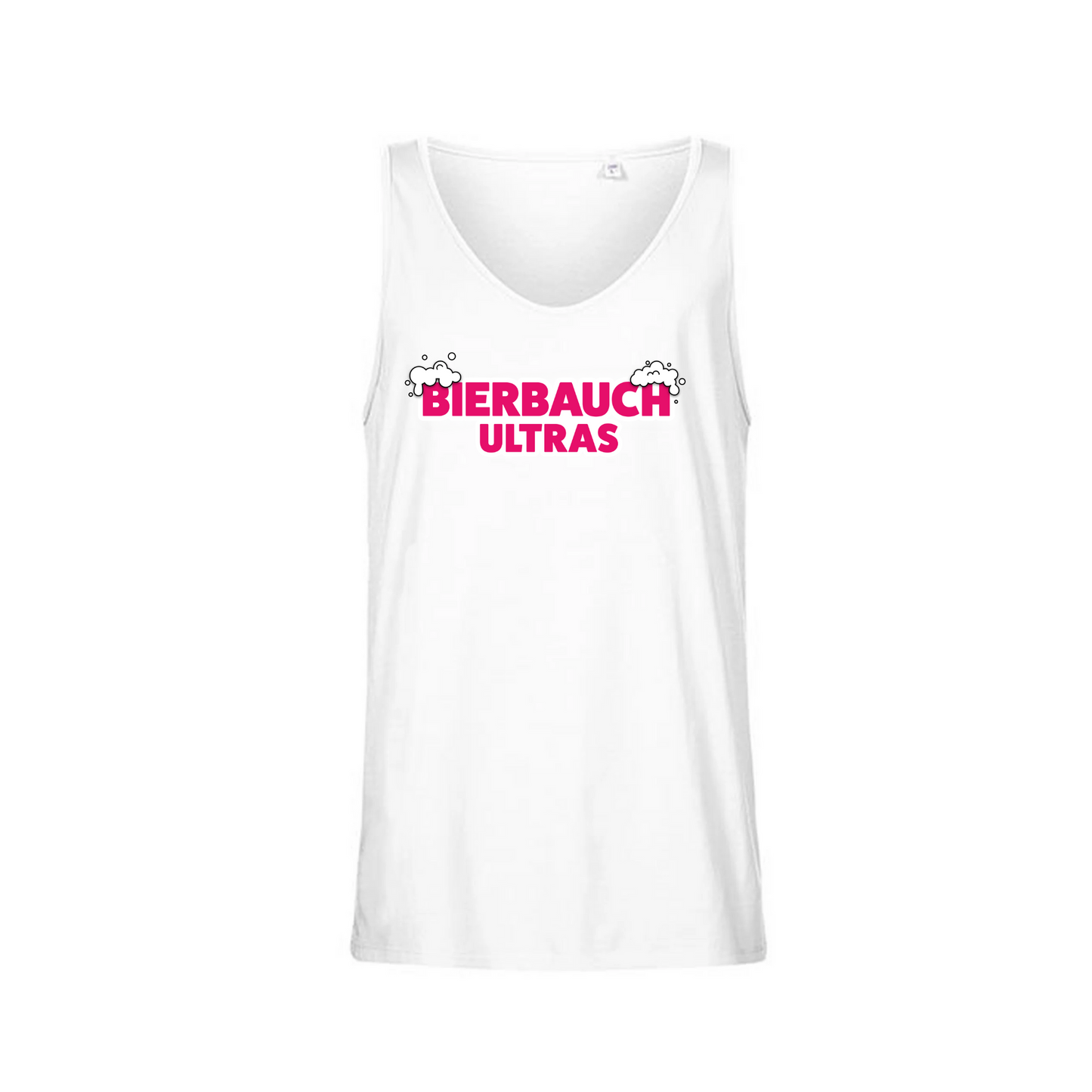 Tank-Top "Bierbauch Ultras" Weiß